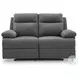 Yarrow Lane Charcoal Reclining Loveseat