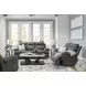 Yarrow Lane Charcoal Reclining Loveseat