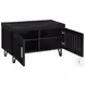 Brixton Black Entryway Shoe Storage Bench