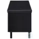Brixton Black Entryway Shoe Storage Bench