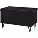 Brixton Black Entryway Shoe Storage Bench