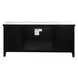 Noralie Silver 59" TV Stand with Fireplace
