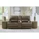 Time-Piece Earth 79" Zero Gravity Power Reclining Loveseat with USB Charging