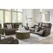 Time-Piece Earth 82" Zero Gravity Power Reclining Sofa with USB Charging