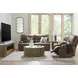 Time-Piece Earth 82" Zero Gravity Power Reclining Sofa with USB Charging