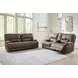 Time-Piece Earth 82" Zero Gravity Power Reclining Sofa with USB Charging