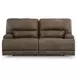 Time-Piece Earth 82" Zero Gravity Power Reclining Sofa with USB Charging