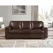 Ironvale Chestnut Top Grain Leather Sofa