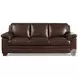 Ironvale Chestnut Top Grain Leather Sofa