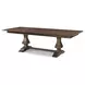 Trisha Yearwood Home Coffee 102" Extendable Rectangular Dining Table