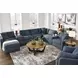 Modmax Ink Performance Fabric Upholstered Square Accent Ottoman