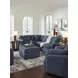 Modmax Ink Performance Fabric Upholstered Square Accent Ottoman