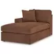 Modmax Spice Performance Fabric 6 Piece Modular Sectional with LAF Chaise and Storage Console