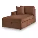 Modmax Spice Performance Fabric 4 Piece Modular Double Storage Chaise Sectional