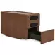 Modmax Spice Performance Fabric 8 Piece Modular Double Chaise Sectional with Audio and Storage Consoles