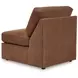 Modmax Spice Performance Fabric 6 Piece Modular Sectional with LAF Chaise and Storage Console