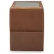 Modmax Spice Performance Fabric 6 Piece Modular Sectional with LAF Chaise and Storage Console