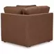 Modmax Spice Performance Fabric 6 Piece Modular Sectional with LAF Chaise and Storage Console