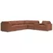 Modmax Spice Performance Fabric 7 Piece Modular Sectional with Storage Console and RAF Corner Chair