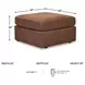 Modmax Spice Performance Fabric Oversized Accent Ottoman