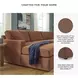 Modmax Spice Performance Fabric Modular 2 Piece Sectional Sofa