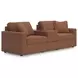 Modmax Spice Performance Fabric Modular Sectional Sofa with Storage Console