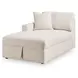 Modmax Oyster Performance Fabric 3 Piece Modular Sectional with LAF Storage Chaise