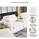 Modmax Oyster Performance Fabric Modular 3 Piece Sectional Sofa