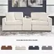 Modmax Oyster Performance Fabric Modular Sectional Sofa with Storage Console