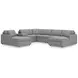 Modmax Granite Performance Fabric 7 Piece Modular Sectional