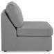 Modmax Granite Performance Fabric 6 Piece Modular Sectional with LAF Chaise and Storage Console