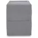 Modmax Granite Performance Fabric 6 Piece Modular Sectional with LAF Chaise and Storage Console