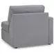 Modmax Granite Performance Fabric 7 Piece Modular Sectional with Storage Console and LAF Corner Chair