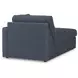 Modmax Ink Performance Fabric 6 Piece Modular Sectional with RAF Chaise and Storage Console