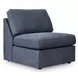 Modmax Ink Performance Fabric 3 Piece Modular Sectional with LAF Storage Chaise