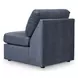Modmax Ink Performance Fabric 3 Piece Modular Sectional with LAF Storage Chaise