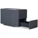 Modmax Ink Performance Fabric 7 Piece Modular Sectional with Storage Console
