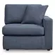 Modmax Ink Performance Fabric 3 Piece Modular Sectional with LAF Storage Chaise