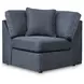 Modmax Ink Performance Fabric 7 Piece Modular Sectional with Storage Console