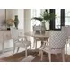 Eastbluff White Upholstered Arm Chair