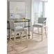 Eastbluff Blue Upholstered Barstool
