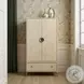 Whitmore Celestia Alabaster And Brassy Champagne Armoire