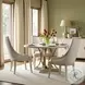 Whitmore Forum Alabaster And Brassy Champagne Dining Room Set