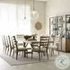 Cedar Ridge Harrington Aged Taupe Extendable Dining Room Set
