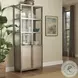 Cedar Ridge Whitaker Aged Taupe Display Cabinet