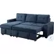 Barbara Blue Reversible Sectional