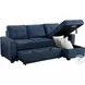 Barbara Blue Reversible Sectional