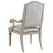 Aidan Beige 25" Upholstered Arm Chair with Nailhead Trim