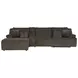 Top Tier Chocolate 4 Piece Modular Reclining Sectional with Chaise