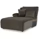 Top Tier Chocolate 4 Piece Modular Reclining Sectional with LAF Chaise